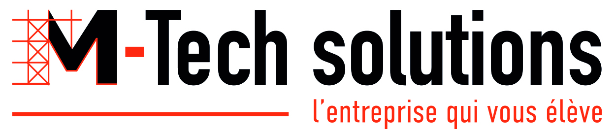 logo M Tech noir sur blanc